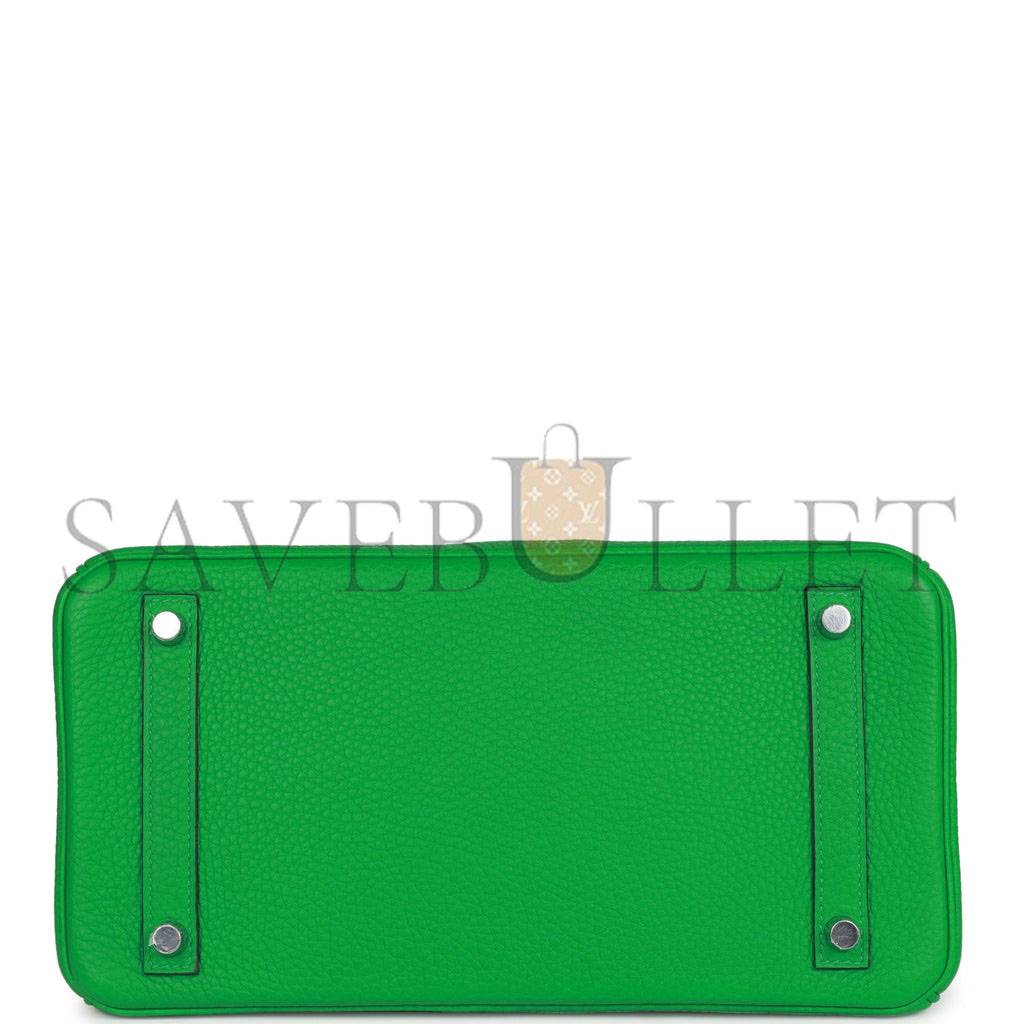 H**mes birkin 30 bambou clemence palladium hardware (30cm)