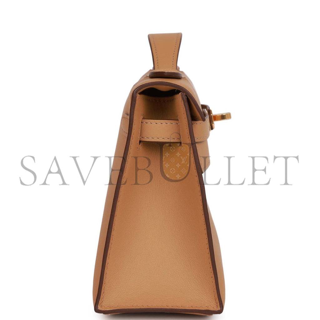 H**mes kelly pochette biscuit swift gold hardware (22*12*13cm)
