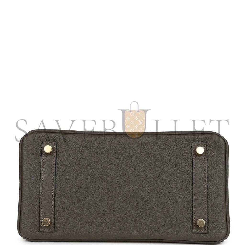 H**mes birkin 25 vert de gris togo gold hardware handmade (25cm)