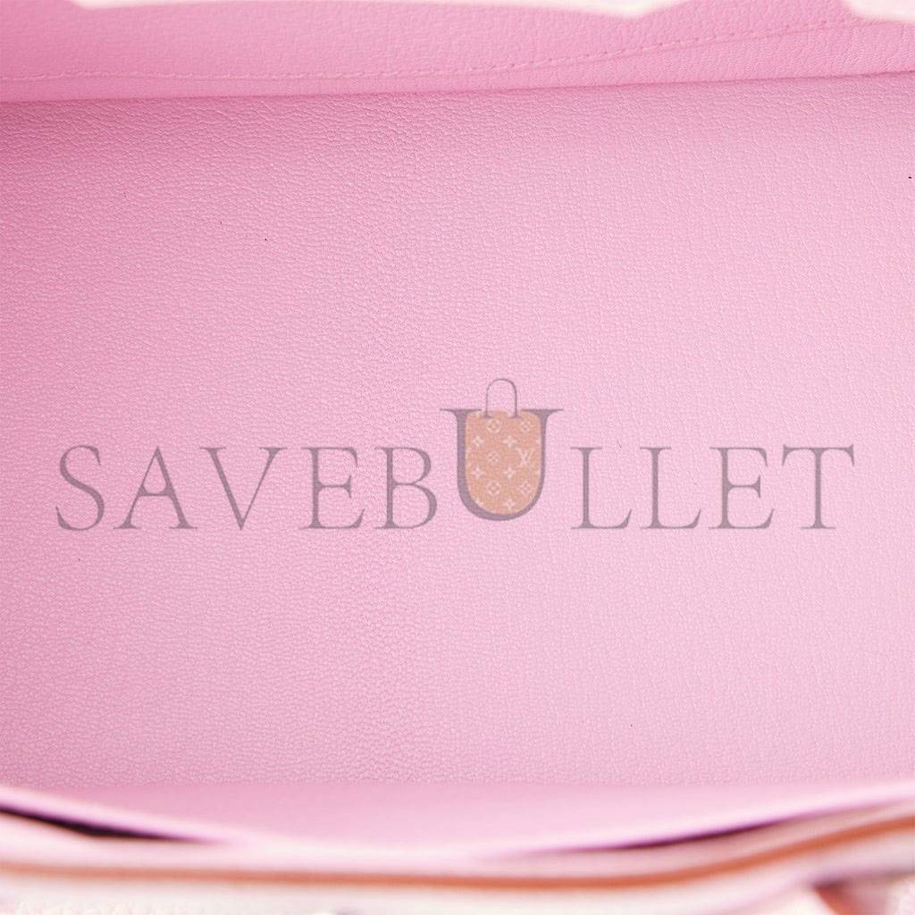 H**mes birkin 30 mauve sylvestre clemence palladium hardware (30cm)