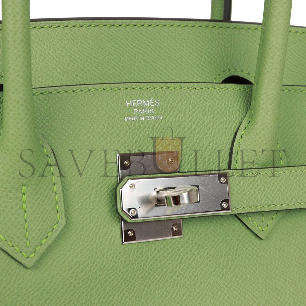 H**mes birkin 30 vert criquet epsom palladium hardware (30cm)