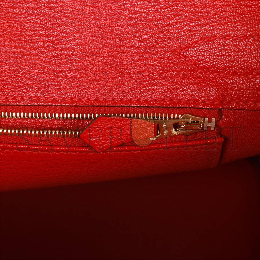 H**mes special order (hss) birkin 30 rouge casaque togo gold hardware ( 30cm*22*16cm)