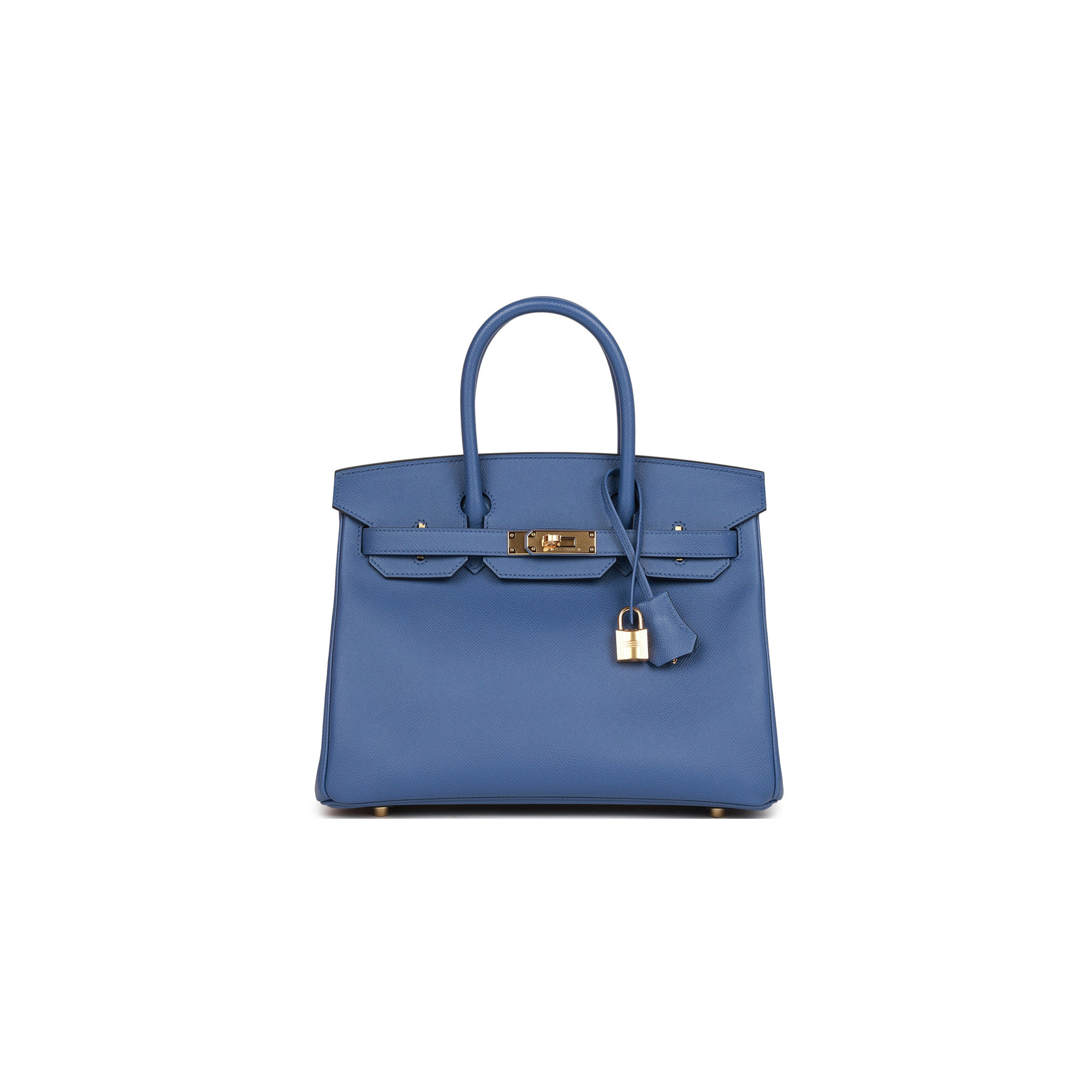 H**mes birkin 30 bleu brighton epsom gold hardware (25cm)