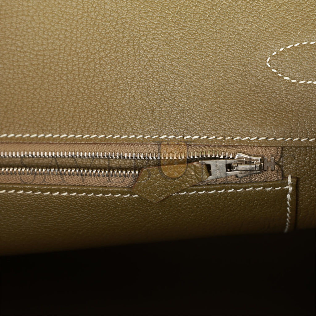 H**mes birkin 35 kiwi candy epsom palladium hardware (35cm)