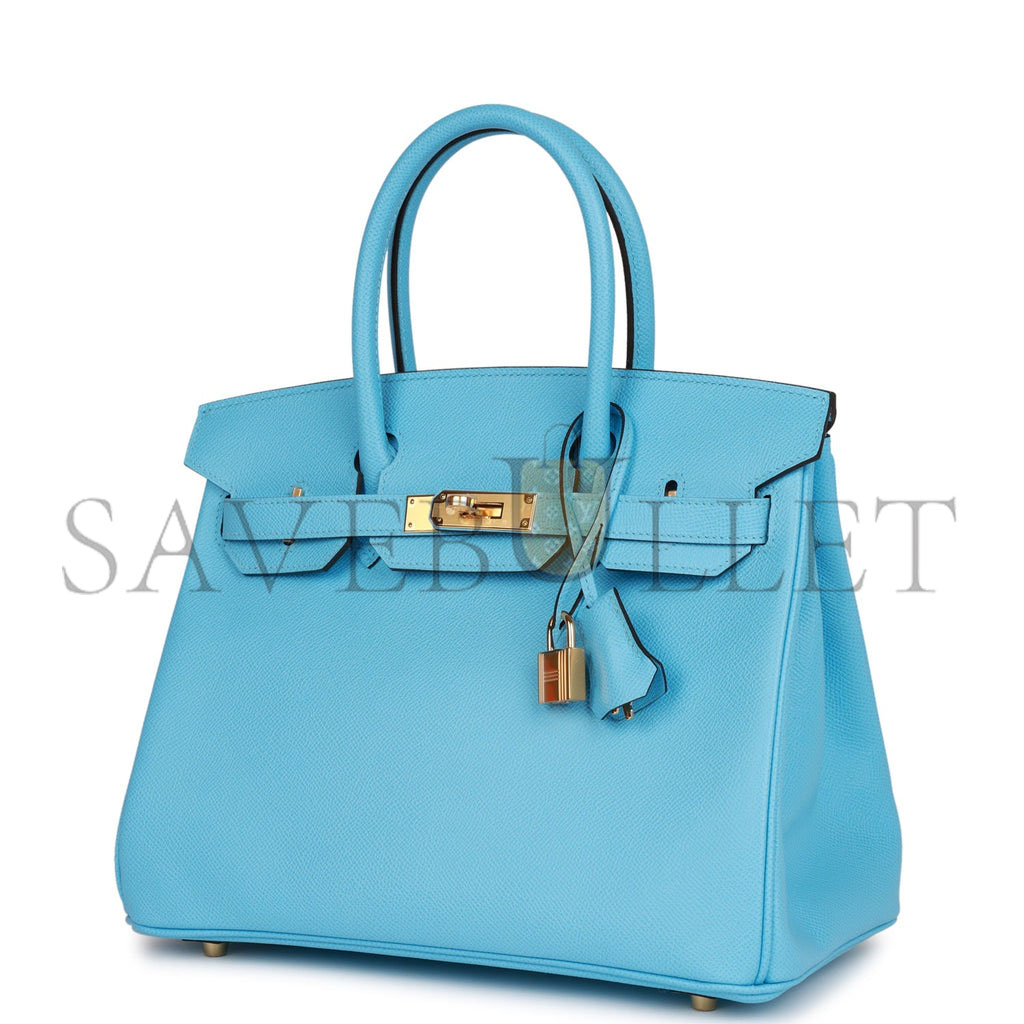 H**mes birkin 30 celeste epsom gold hardware (30cm)