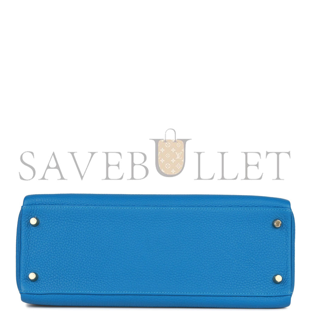 H**mes kelly retourne 32 mykonos clemence gold hardware (32*23*10.5cm)