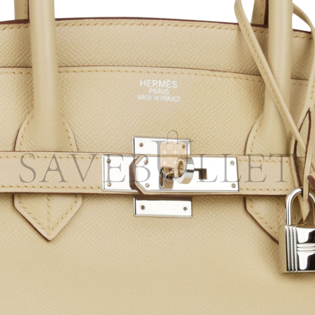 H**mes birkin 35 parchemin epsom palladium hardware (35cm)
