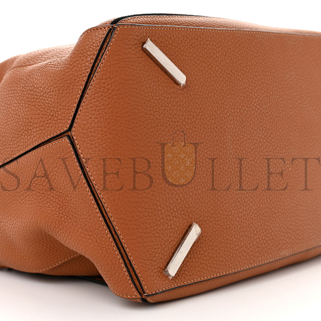 l*ew* calfskin large puzzle bag tan (36.5*23*19cm)