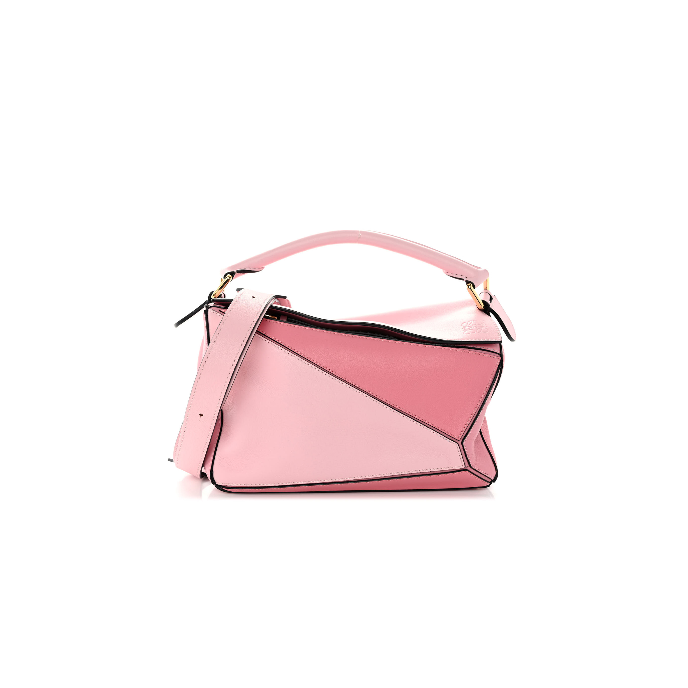 l*ew* calfskin small puzzle bag rosa (24*16.5*10.5cm)