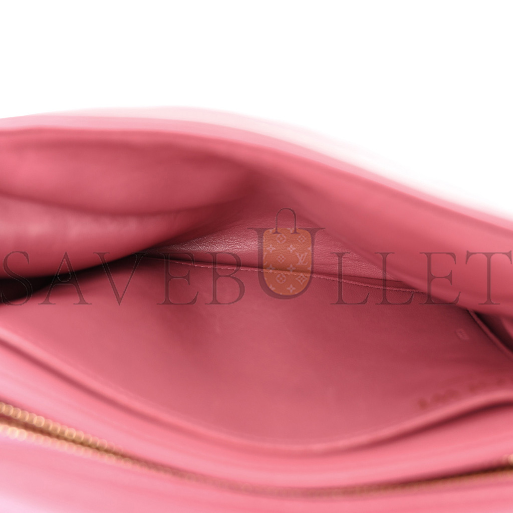 l*ew* lambskin goya puffer bag plumrose (23*18*5cm)