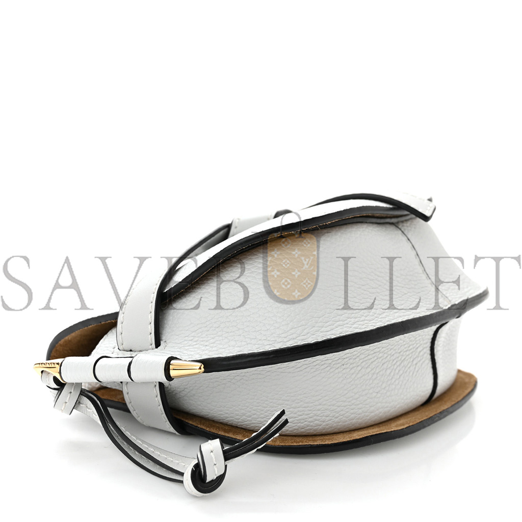 l*ew* soft grained calfskin anagram card holder lemon (20*12*7cm)