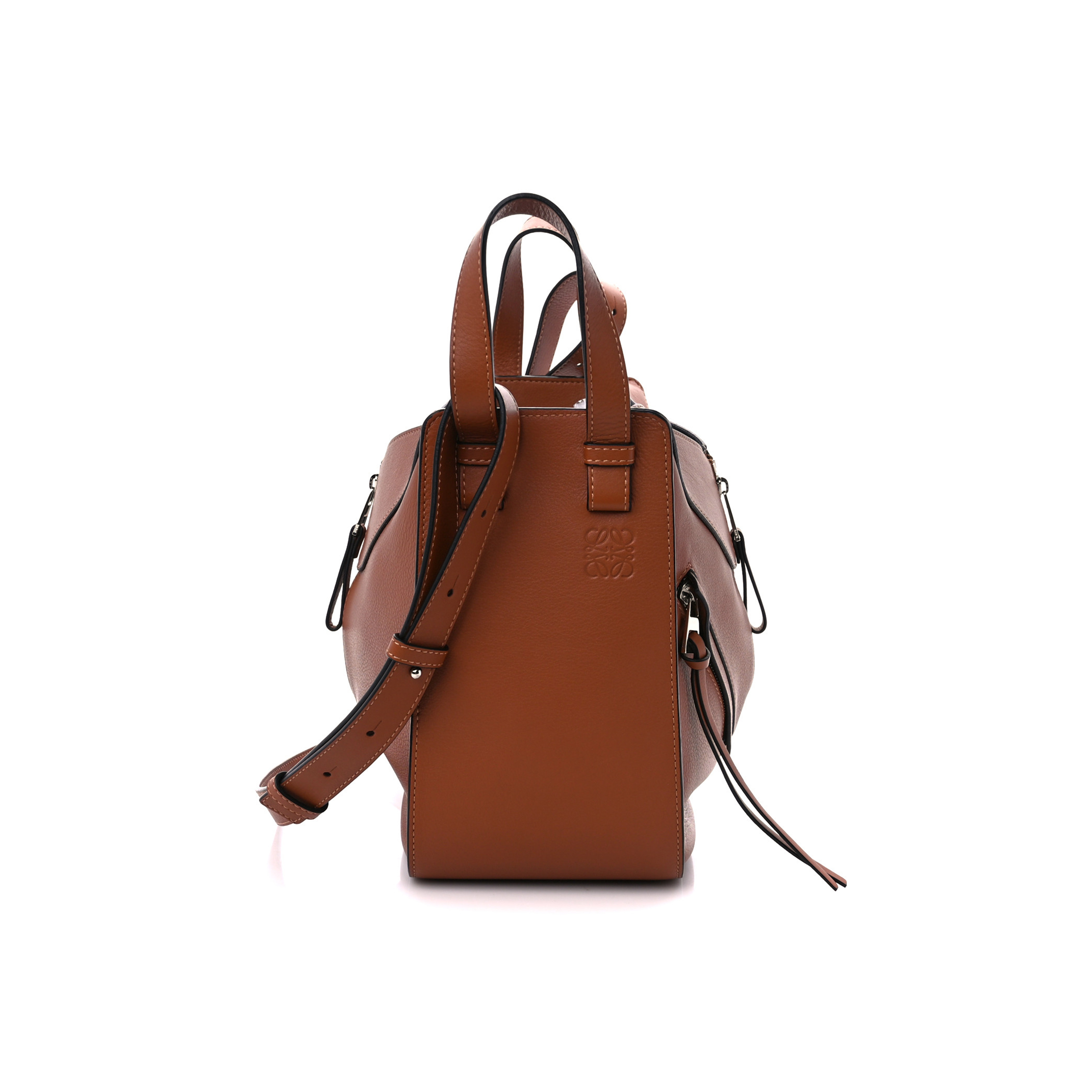 l*ew* calfskin small hammock shoulder bag tan (27*23*14cm)