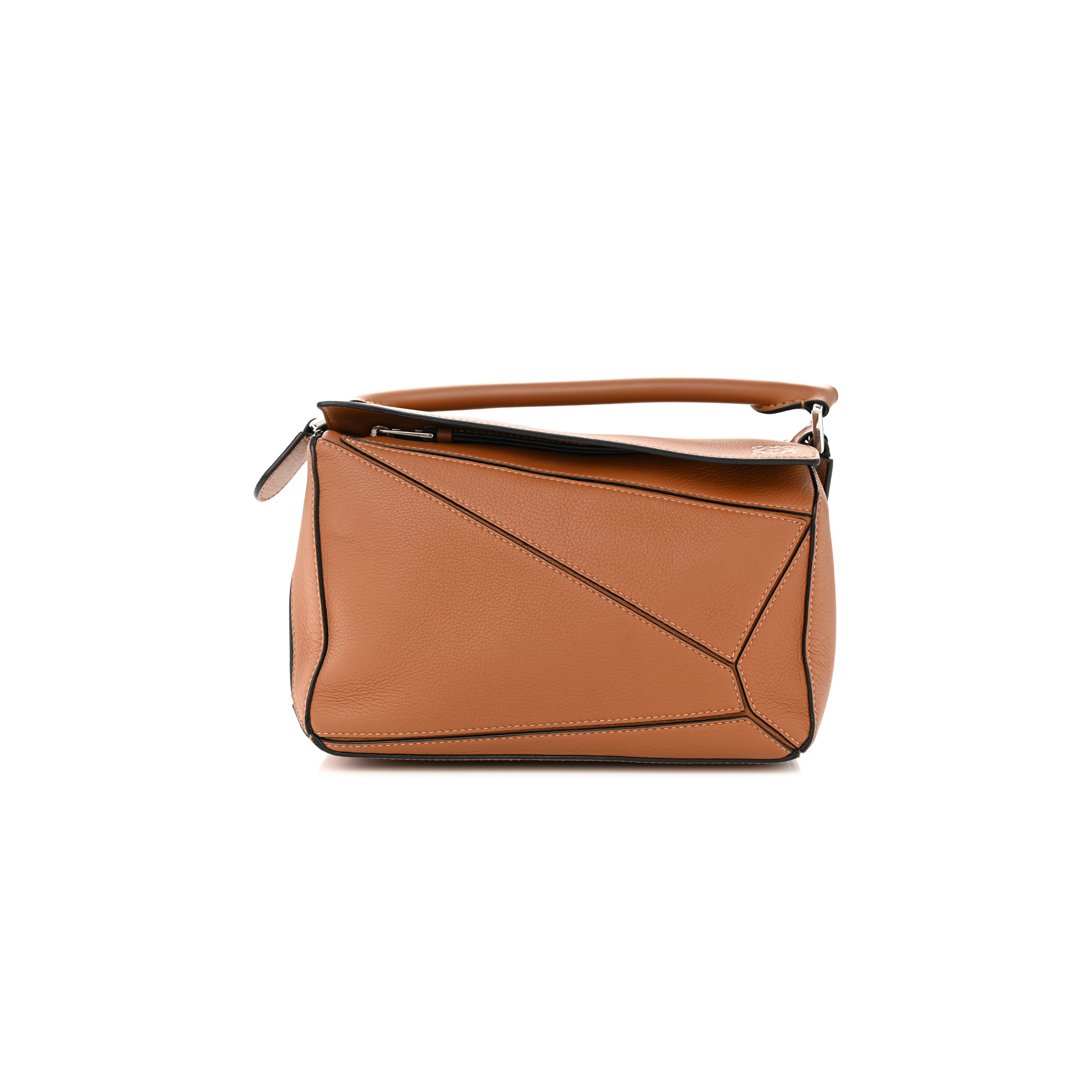 l*ew* calfskin small puzzle bag tan (24*16.5*10.5cm)
