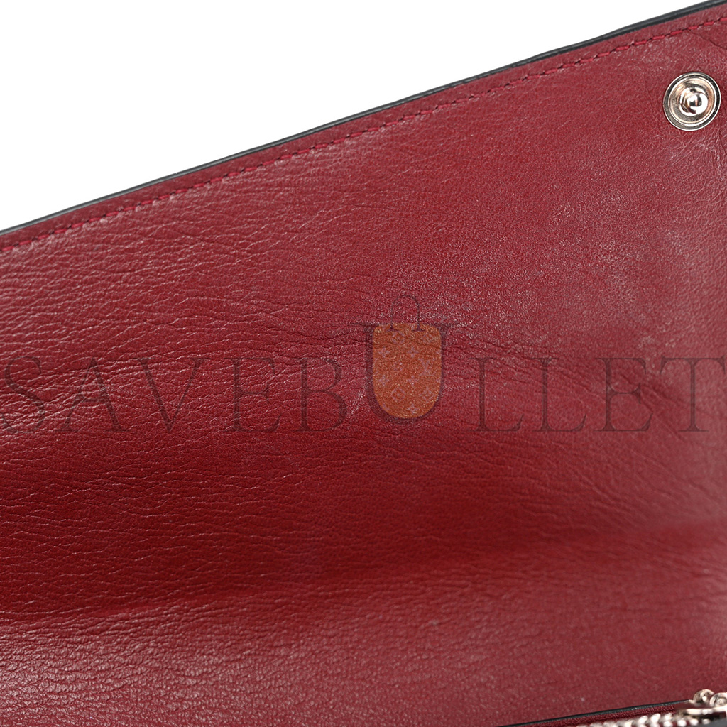 l*ew* calfskin puzzle continental wallet wine garnet (19*10*3cm)