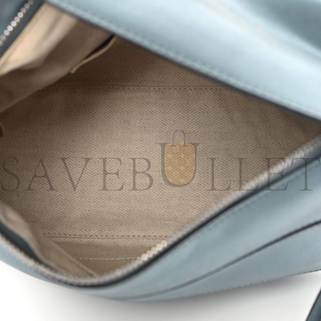 l*ew* calfskin small puzzle bag stone blue (24*16.5*10.5cm)