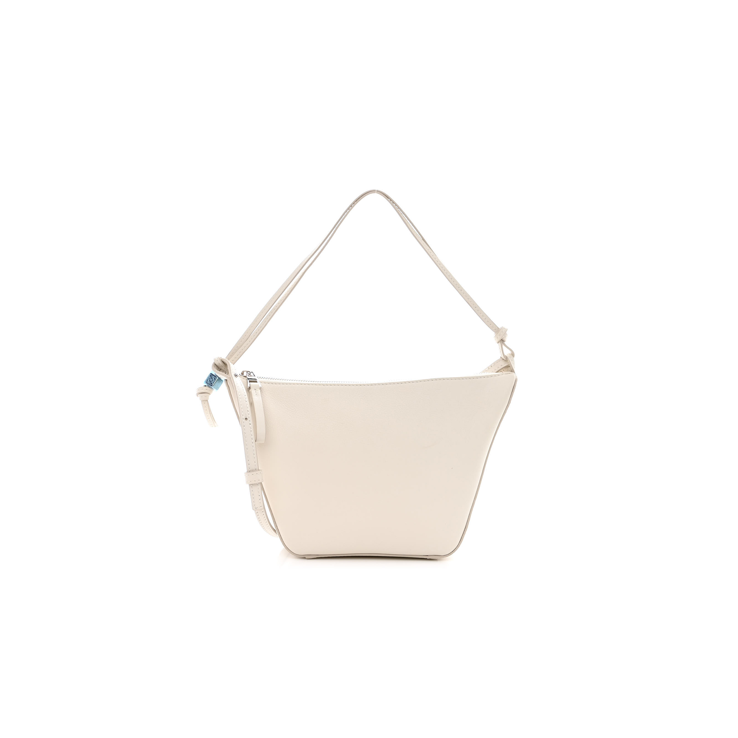 l*ew* calfskin mini hammock hobo soft white (17*15*10cm)