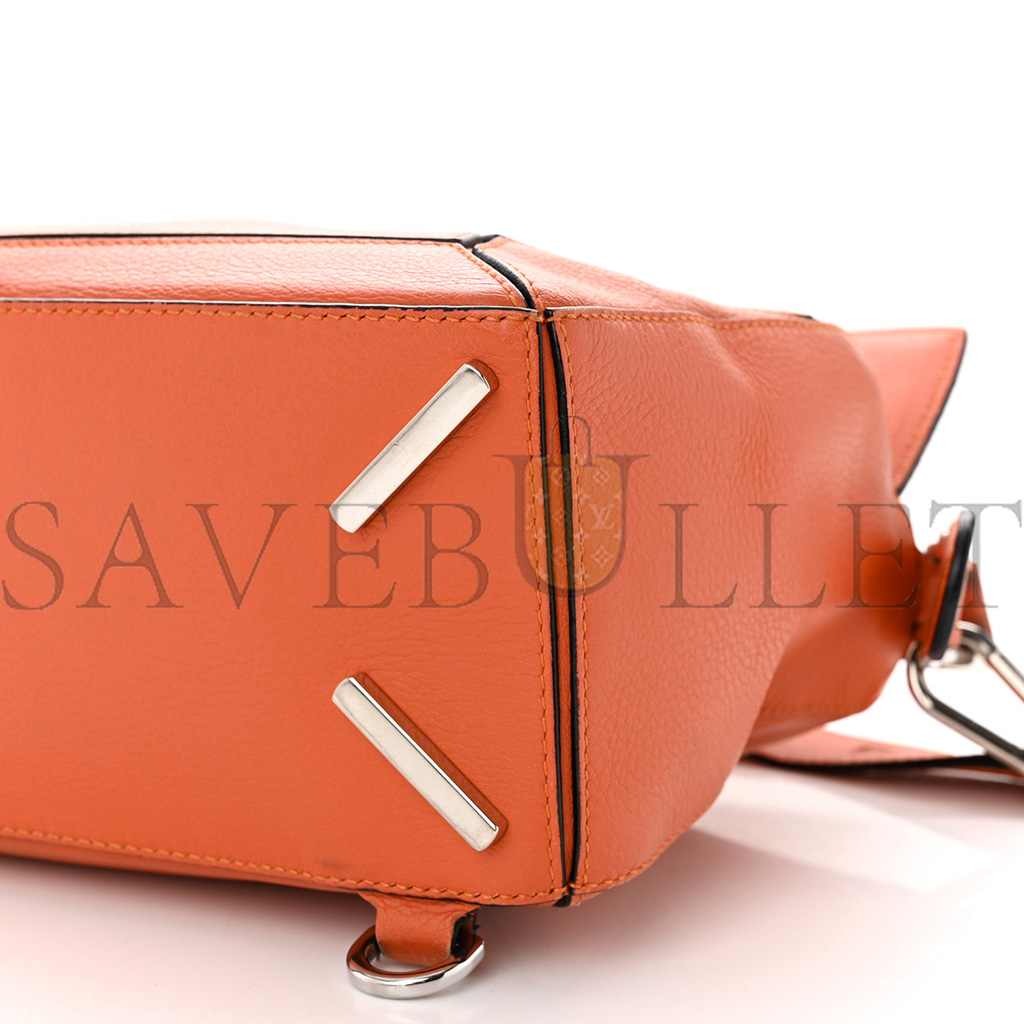 l*ew* calfskin small puzzle bag coral (24*16.5*10.5cm)