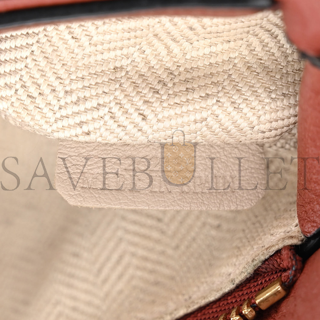 l*ew* calfskin mini puzzle bag spice pumpkin (18*12.5*8cm)