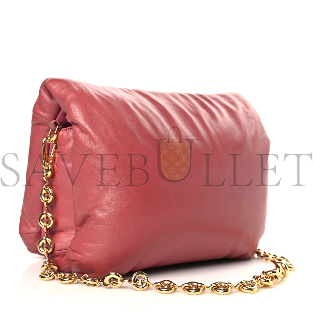 l*ew* lambskin goya puffer bag plumrose (23*18*10cm)