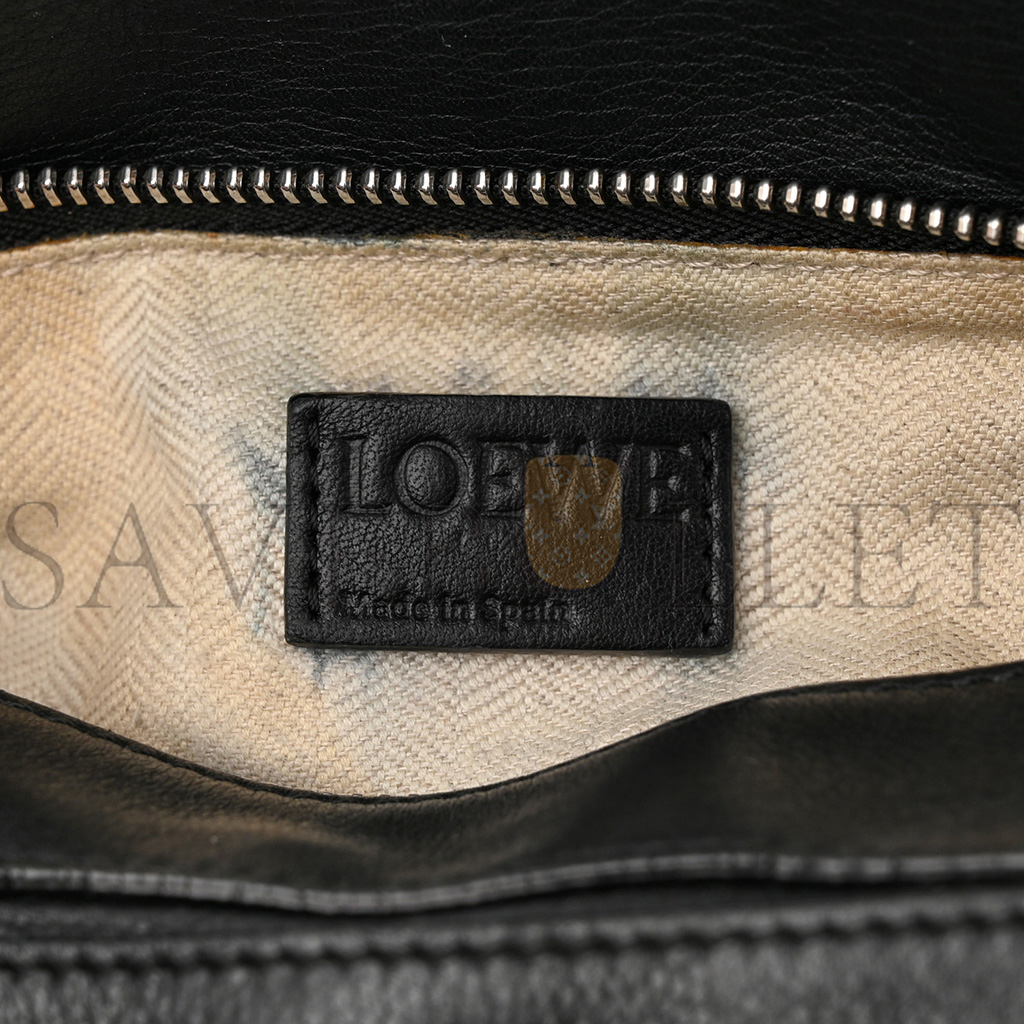 l*ew* calfskin small puzzle bag black (24*16.5*10.5cm)