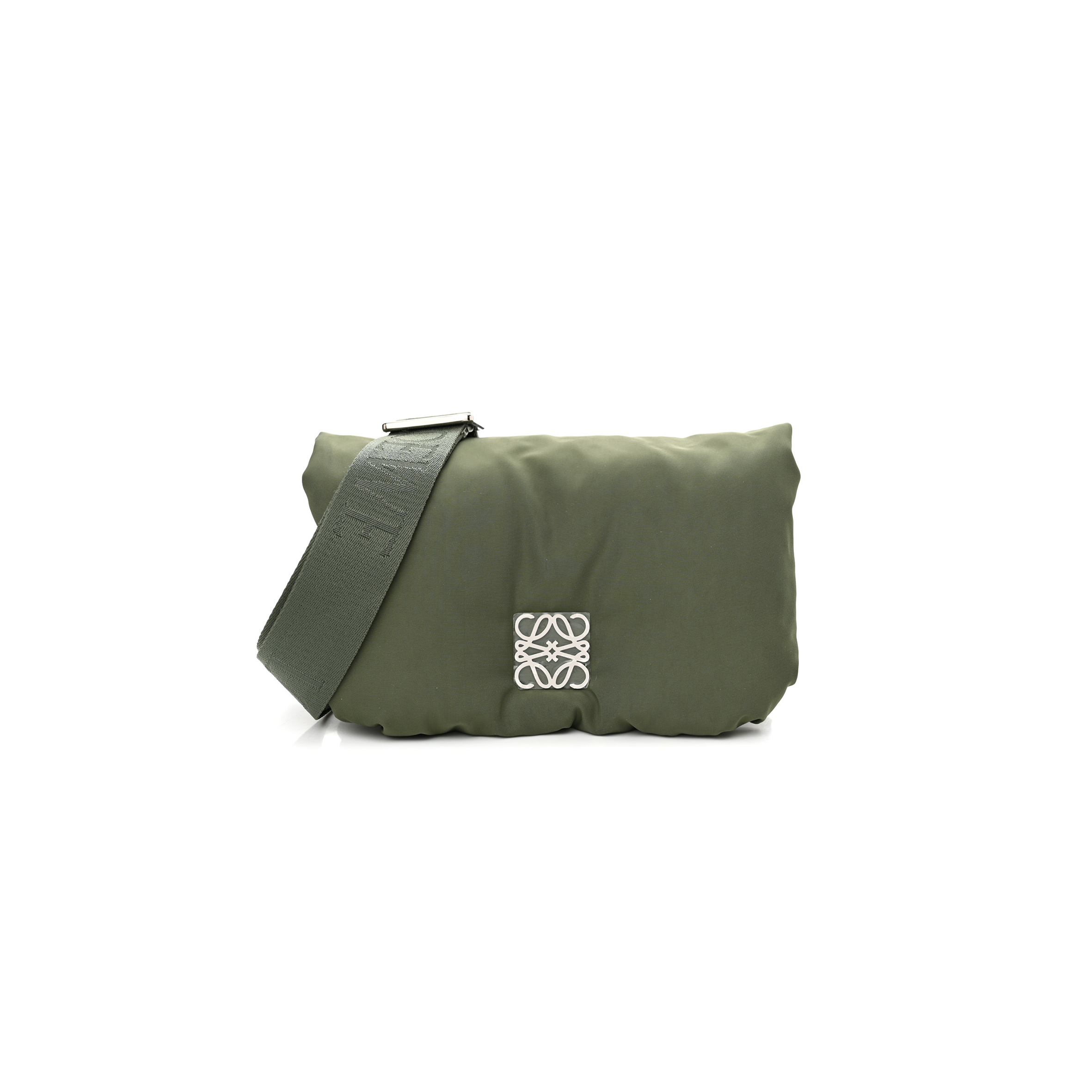 l*ew* nylon mini goya puffer bag vintage khaki (19*13*6cm)