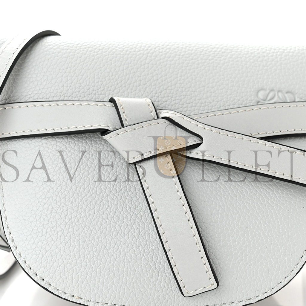 l*ew* soft grained calfskin anagram card holder lemon (20*12*7cm)