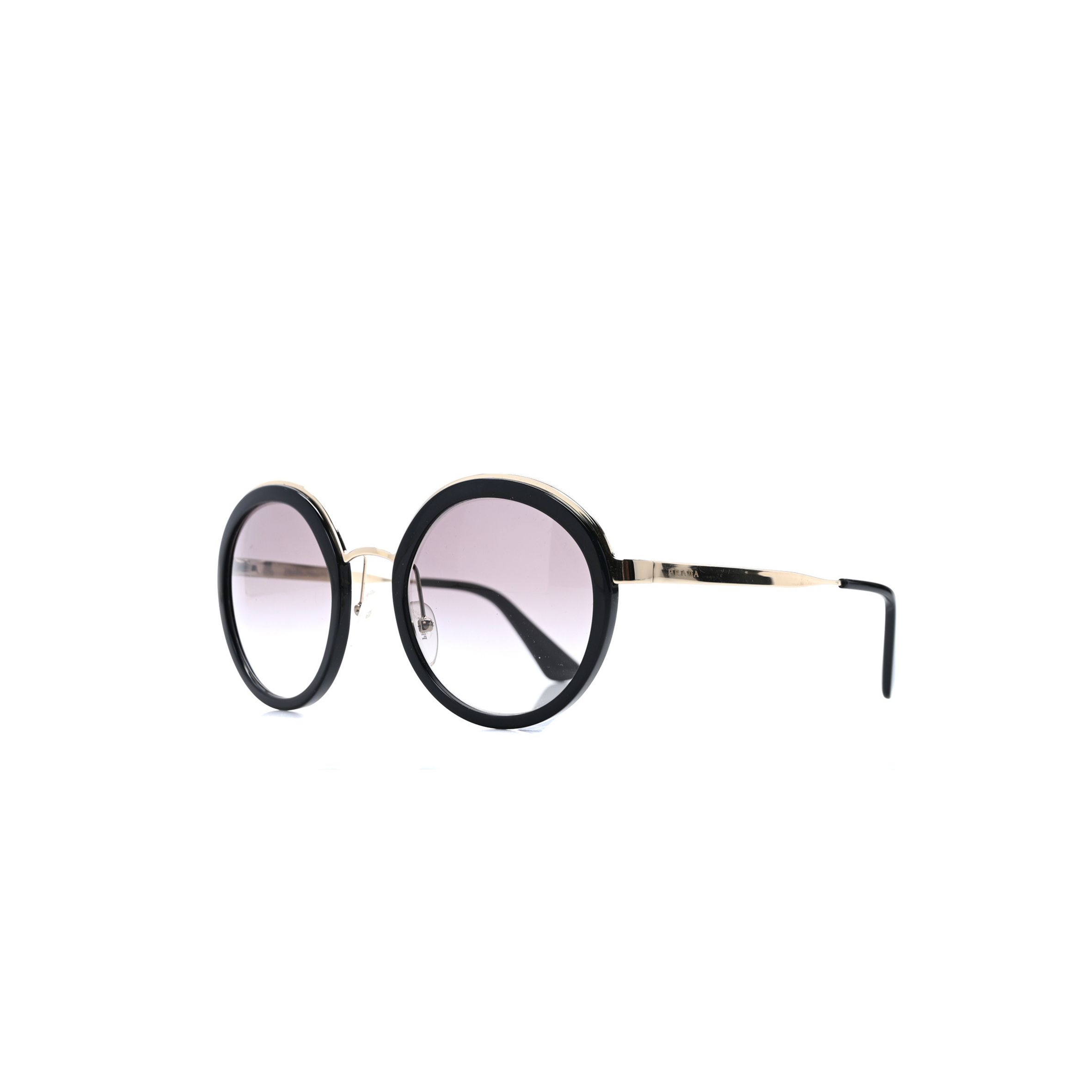 Pra*a round frame sunglasses spr 50t black