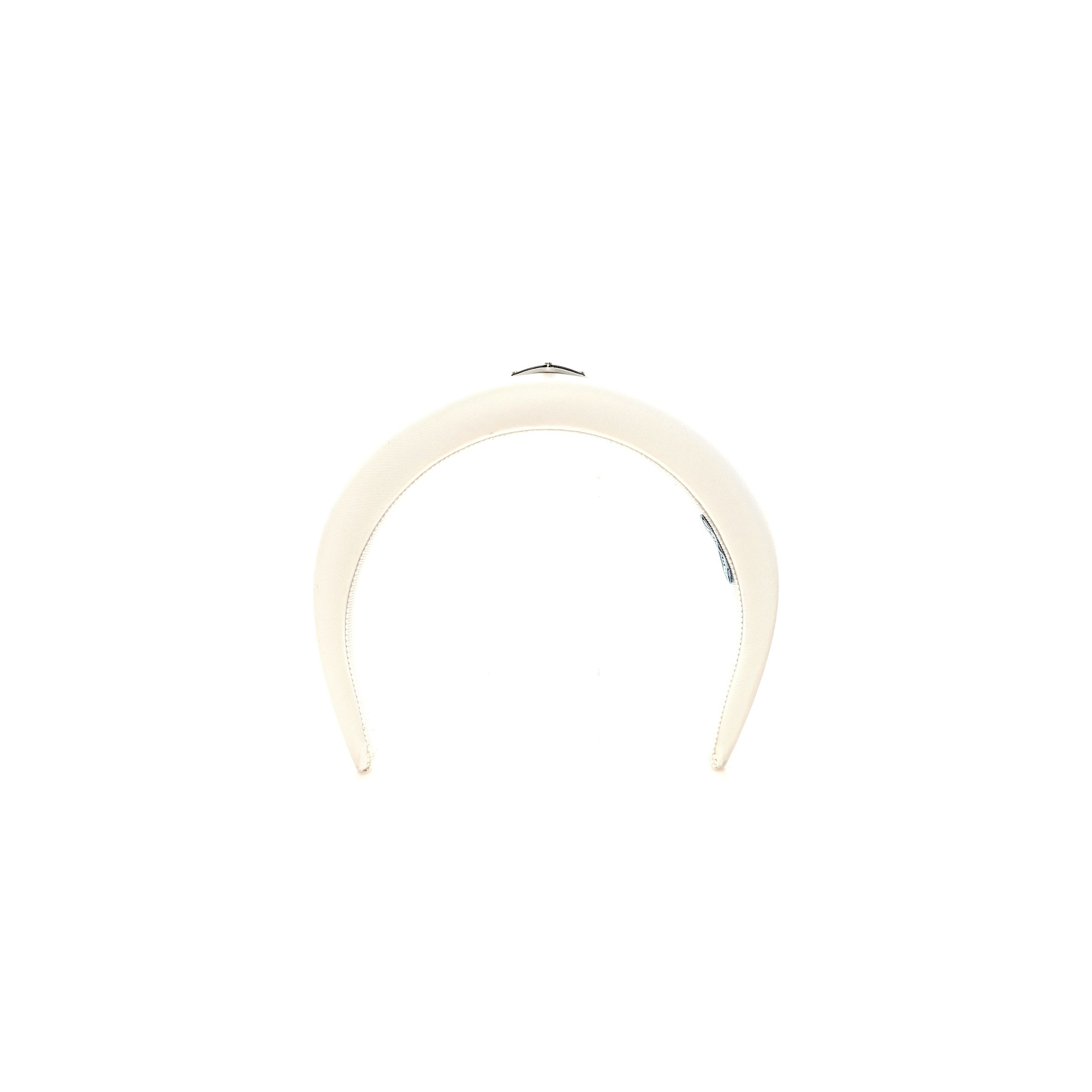 Pra*a nylon re-nylon headband white
