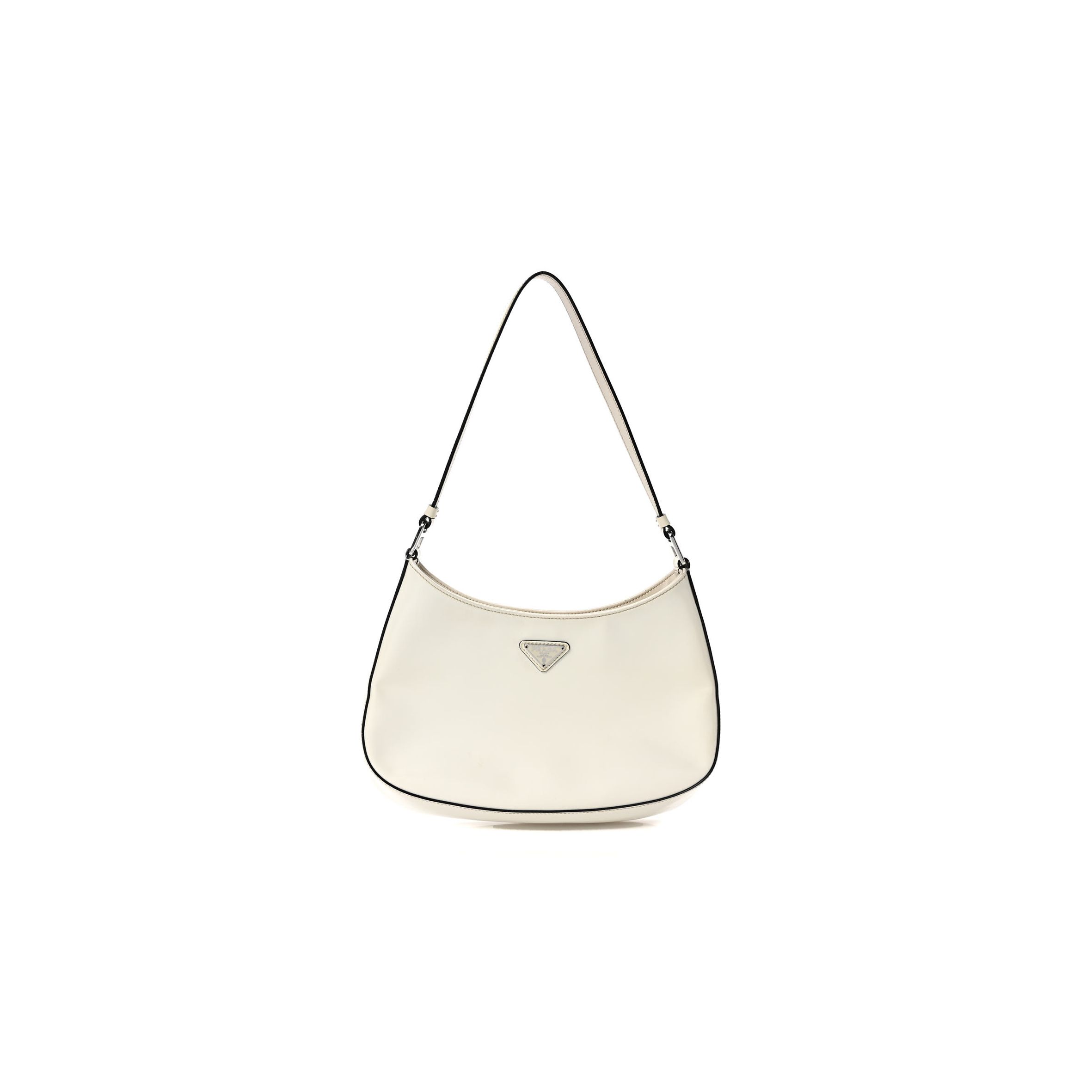 Pra*a spazzolato cleo shoulder bag white (27*18*5cm)