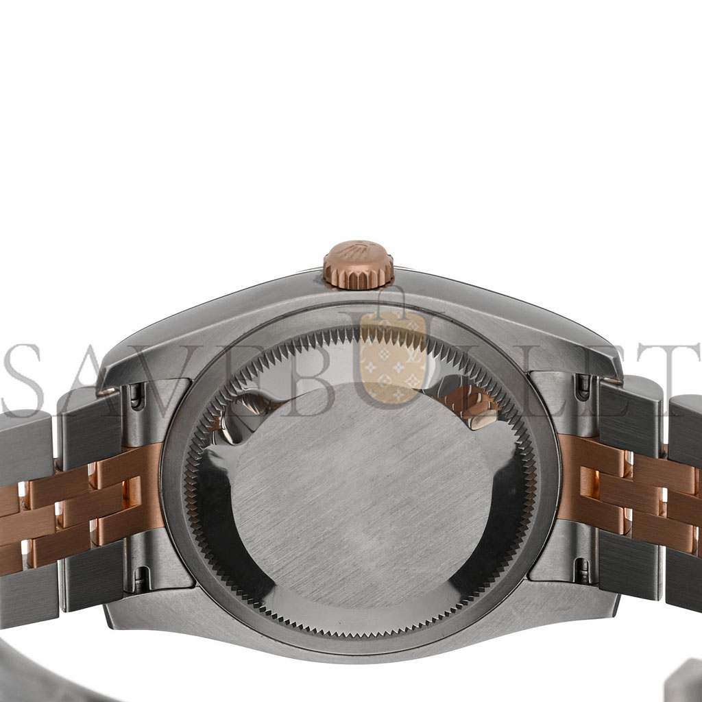 r*l*x stainless steel 18k everose gold Di*m*nd 36mm oyster perpetual datejust watch pink jubilee 116231