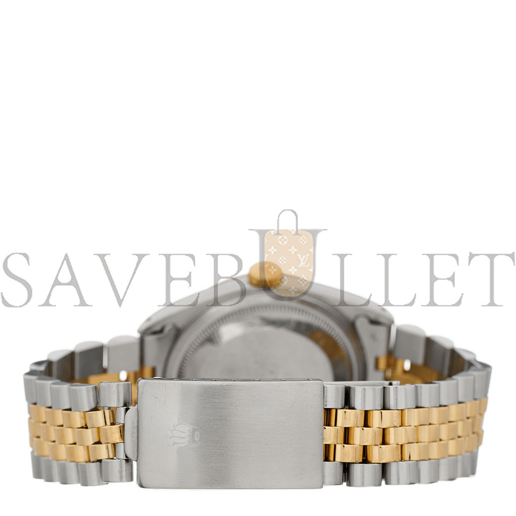 R*l*x stainless steel 18k yellow gold 36mm oyster perpetual datejust watch white roman 16233