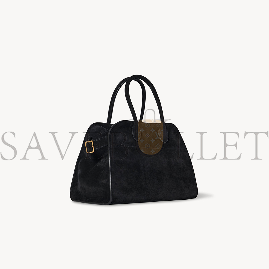 T*e R*w soft margaux 10 bag in suede black w1190l25blsg (25*18*19cm)