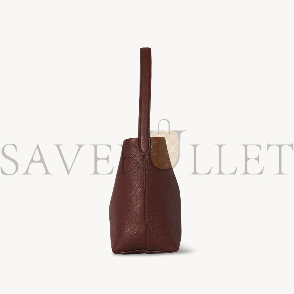 T*e R*w small ns park tote bag in leather burnt wood w1314l129bwod (25*22*12cm)