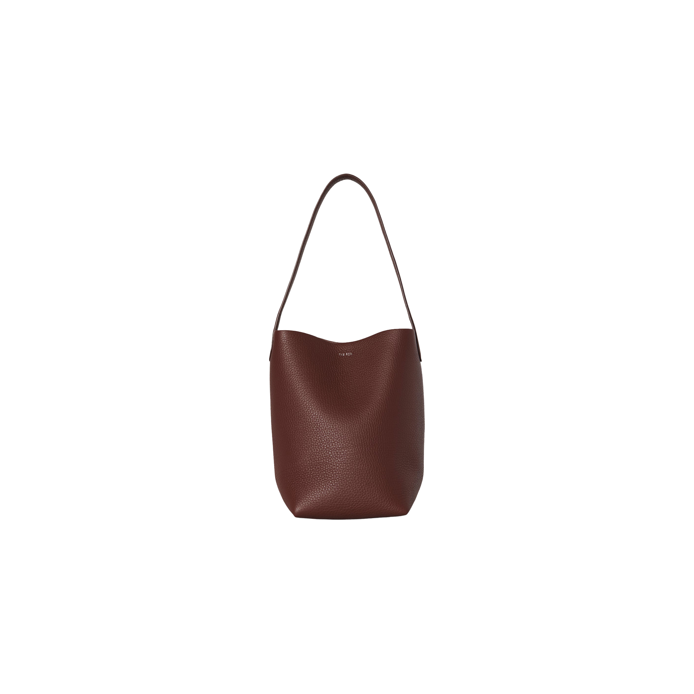 T*e R*w small ns park tote bag in leather burnt wood w1314l129bwod (25*22*12cm)