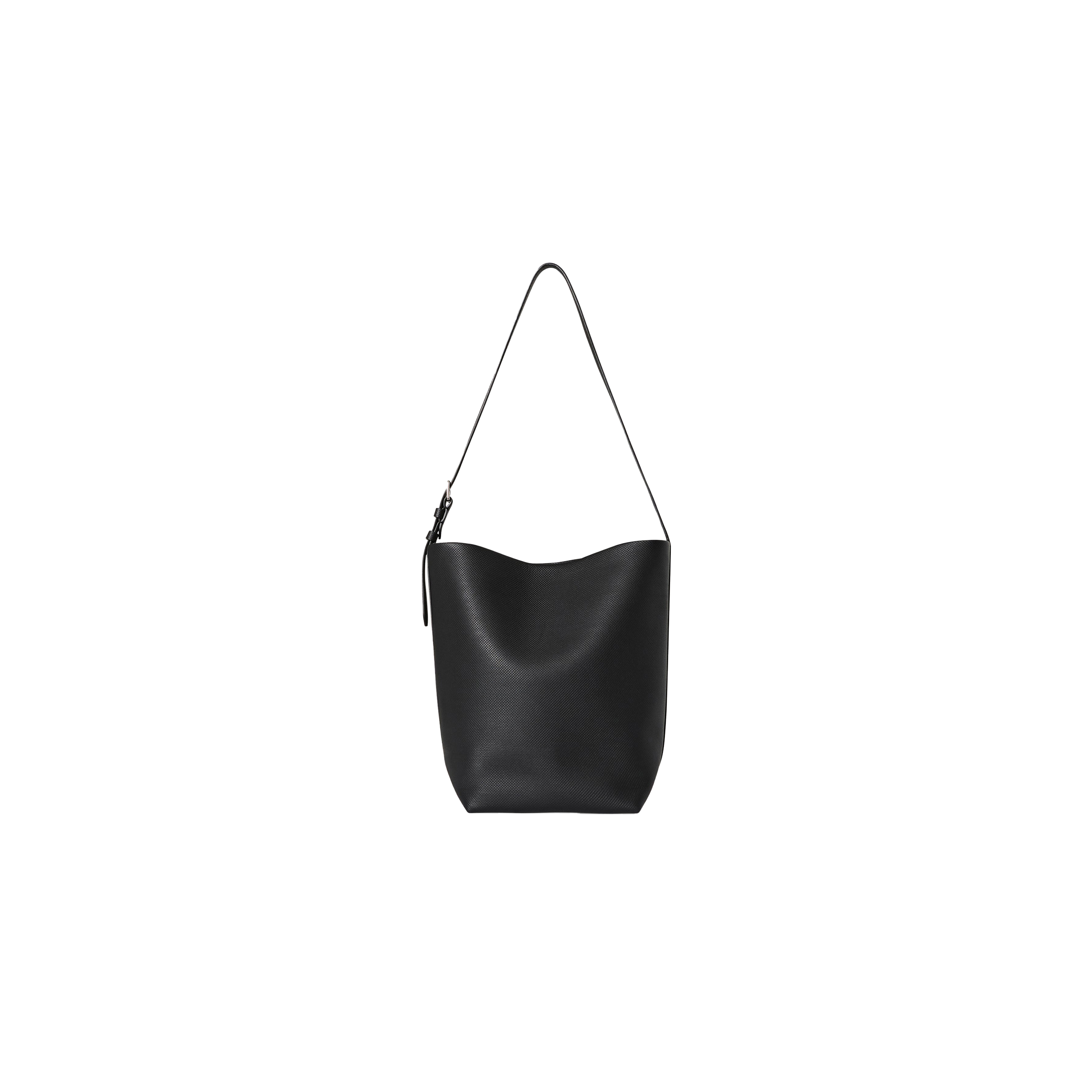 T*e R*w medium ns shoulder bag in leather black w1588l72sblpl (33*28*15cm)