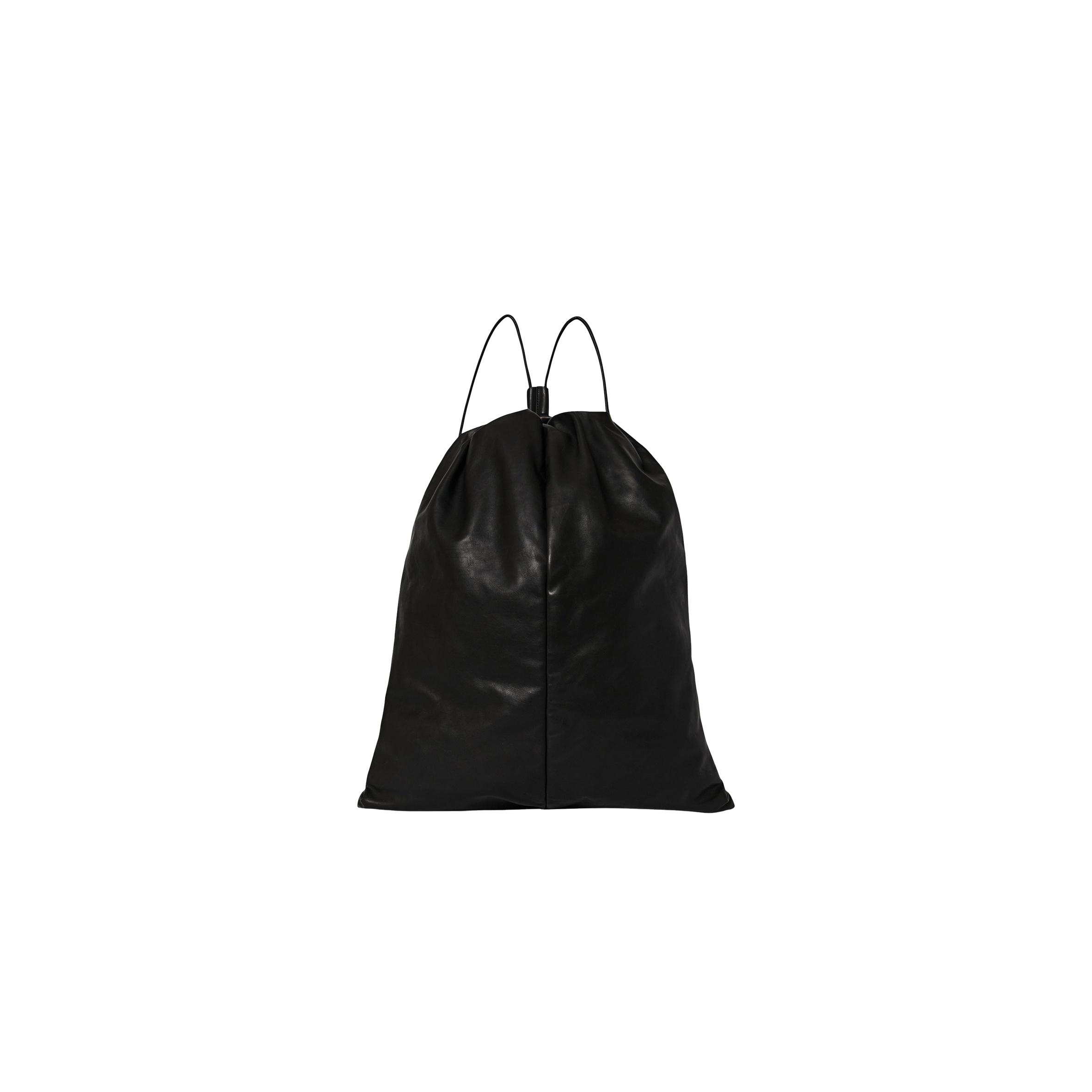 T*e R*w puffy backpack in leather black w1604l114blpl (47*28*8cm)