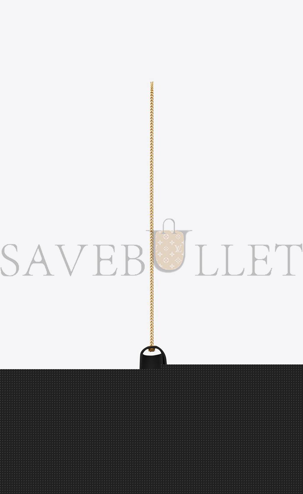 Y*L kate medium chain bag with tassel in grain de poudre embossed leather 354119bow0j1000 (24*14.5*5.5cm)