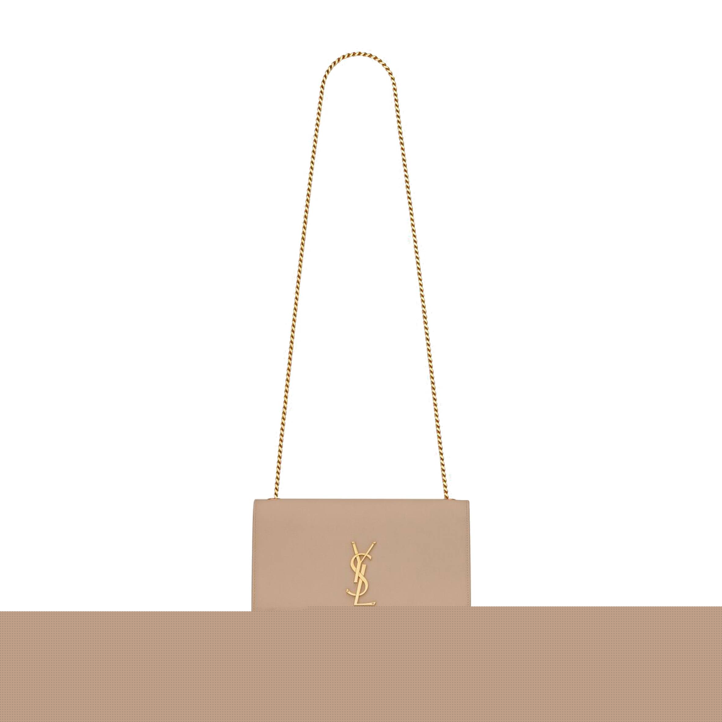 Y*L kate medium chain bag in grain de poudre embossed leather 364021bow0j2721 (24*14.5*5.5cm)