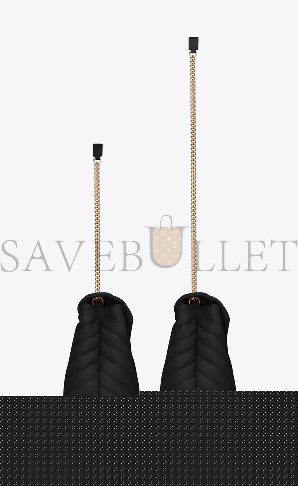 Y*L loulou medium chain bag in quilted leather 574946dv7271000 (32*22*12cm)