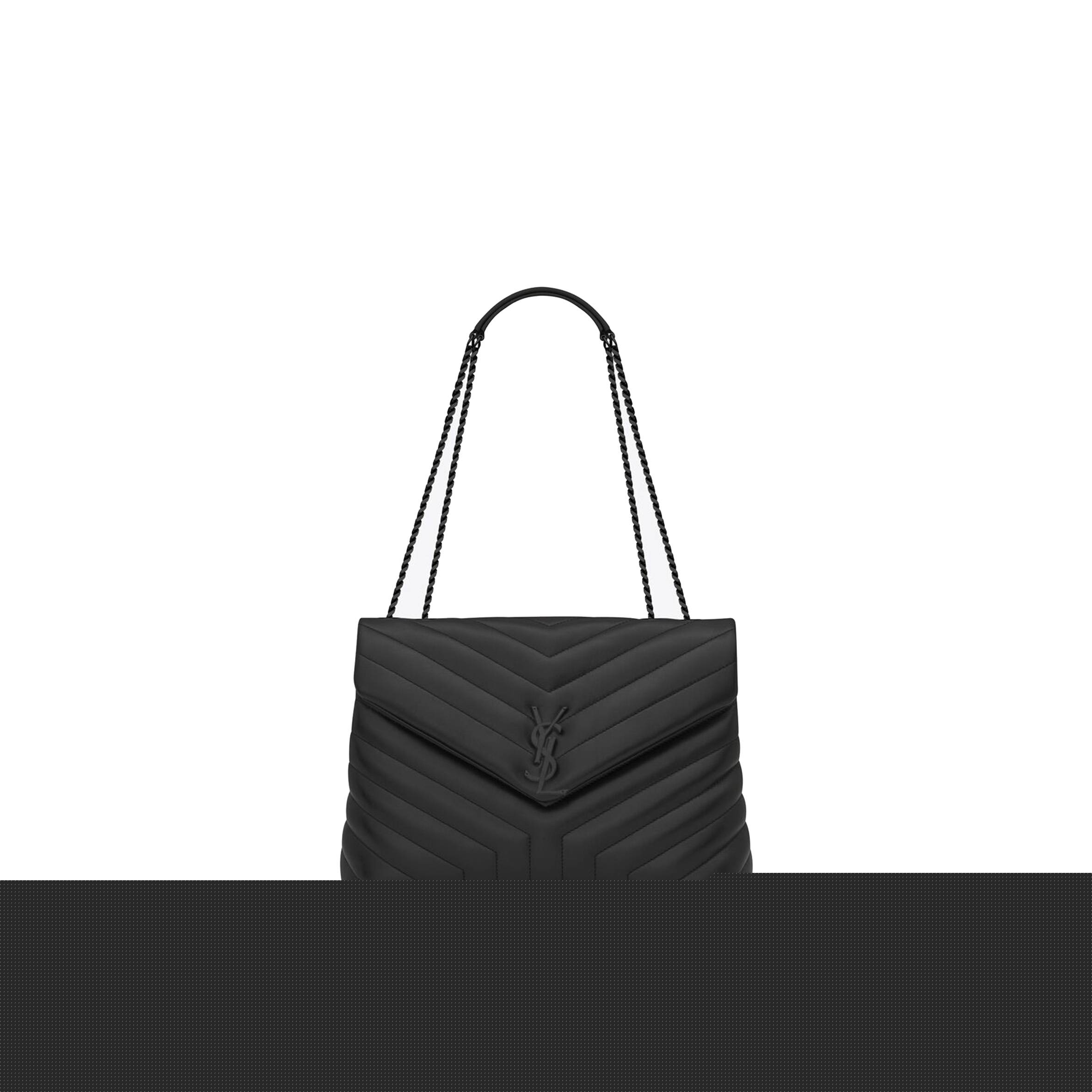 Y*L loulou medium chain bag in quilted leather 574946dv7281000 (32*22*12cm)