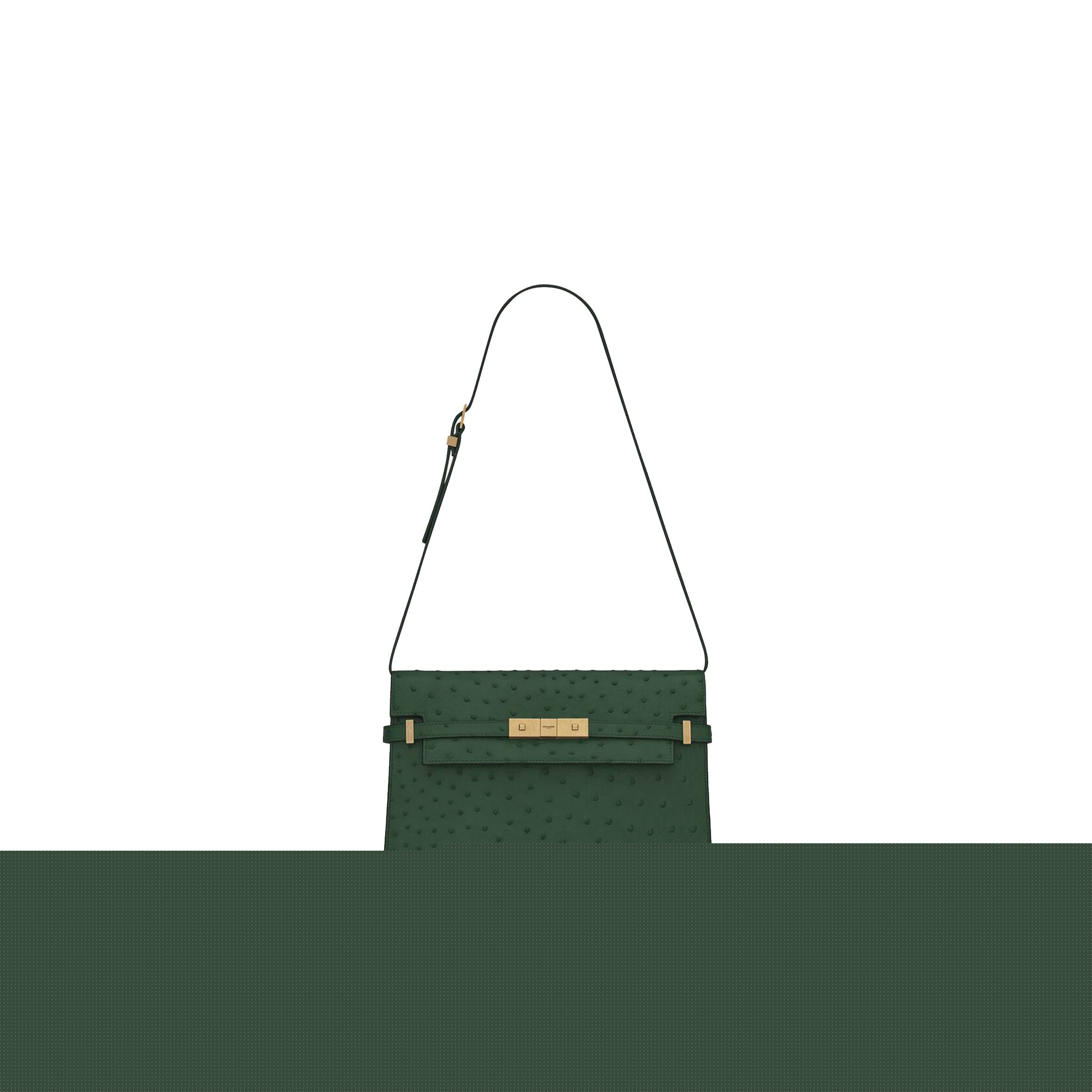 Y*L manhattan shoulder bag in ostrich 579271l3f0w3222 (29*20*7.5cm)