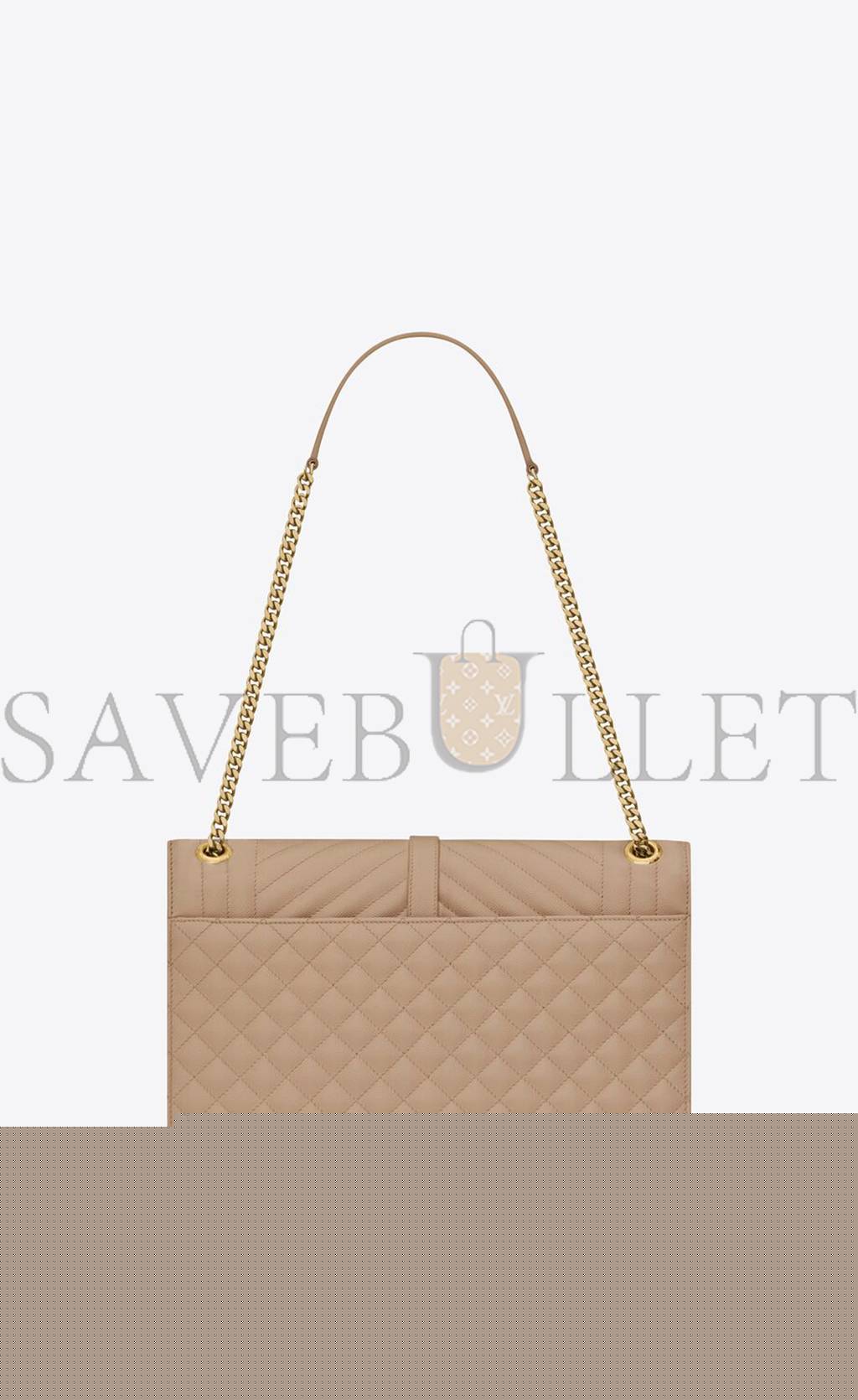 Y*L envelope large bag in mix matelass&eacute; grain de poudre embossed leather 600166bow912721 (31*22*7.5cm)