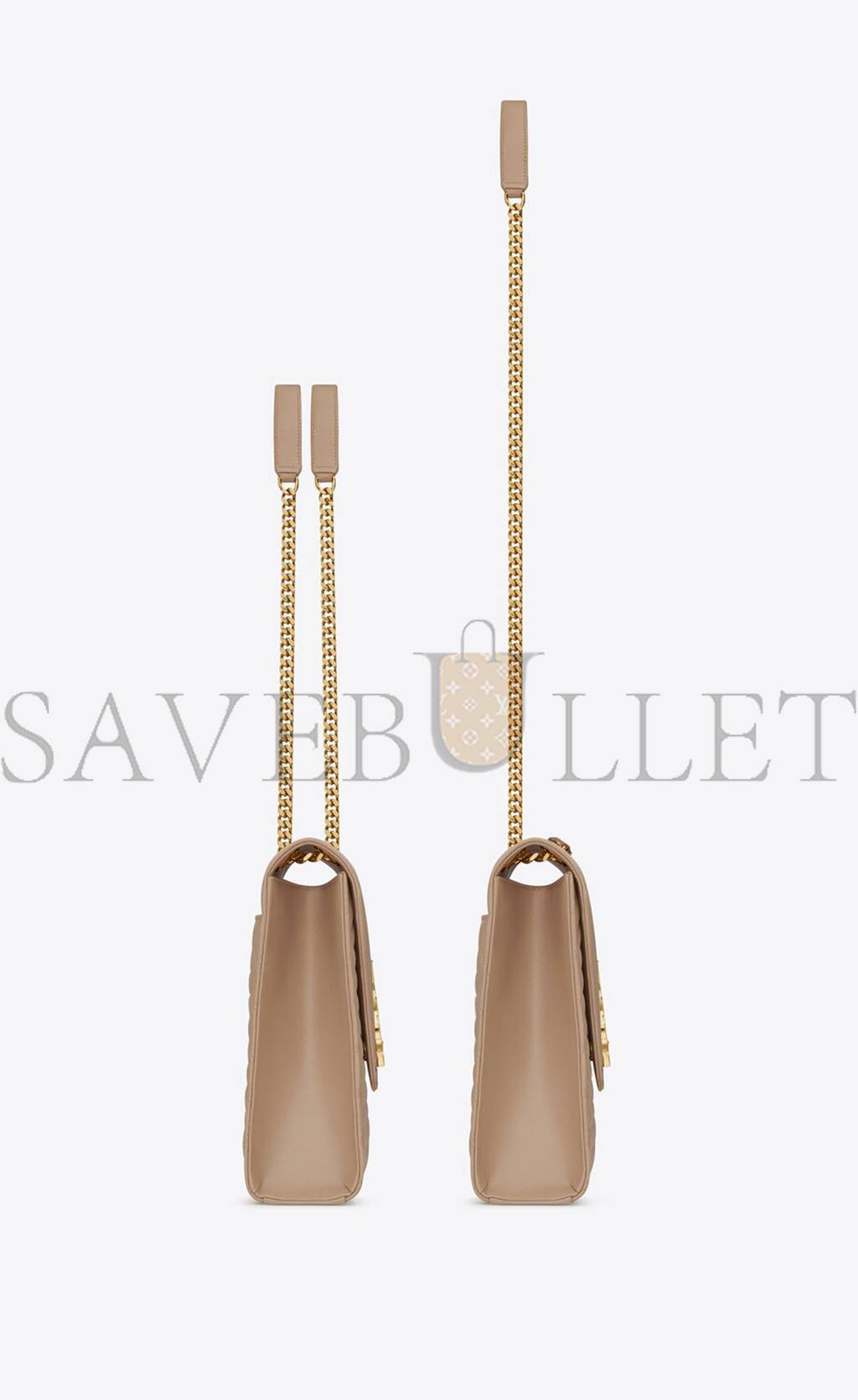 Y*L envelope large bag in mix matelass&eacute; grain de poudre embossed leather 600166bow912721 (31*22*7.5cm)