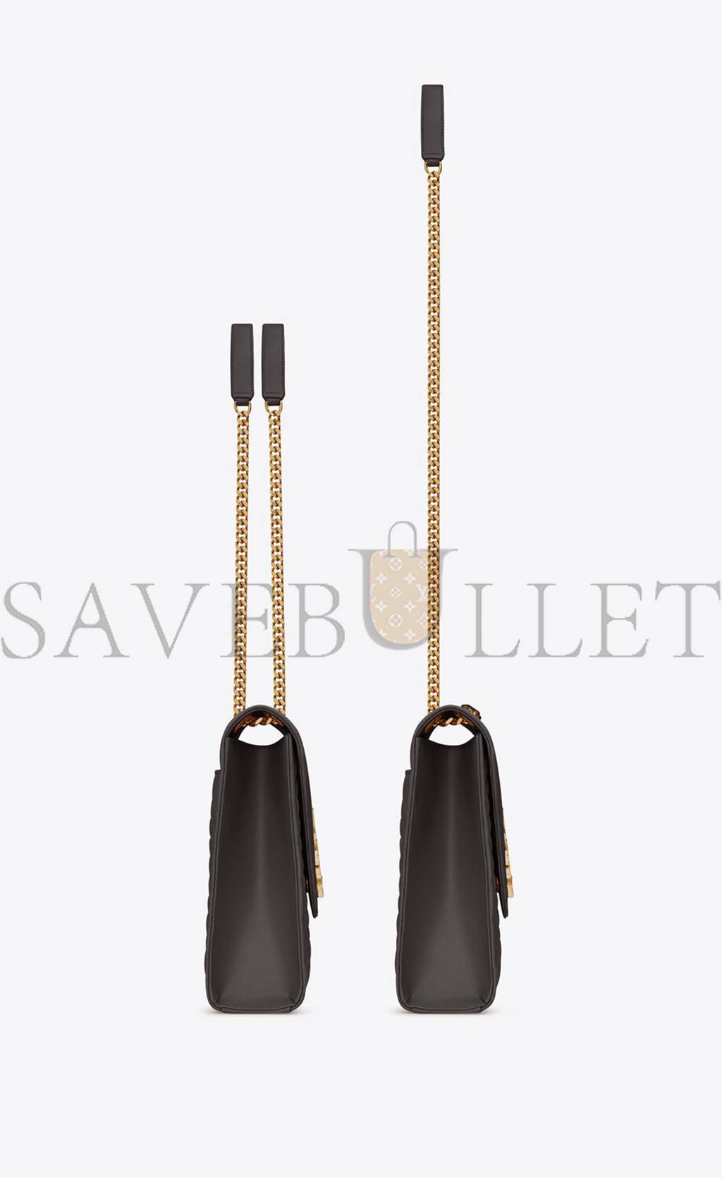 Y*L enveloppe large bag in mix matelass&eacute; grain de poudre embossed leather 600166bow971112 (31*22*7.5cm)