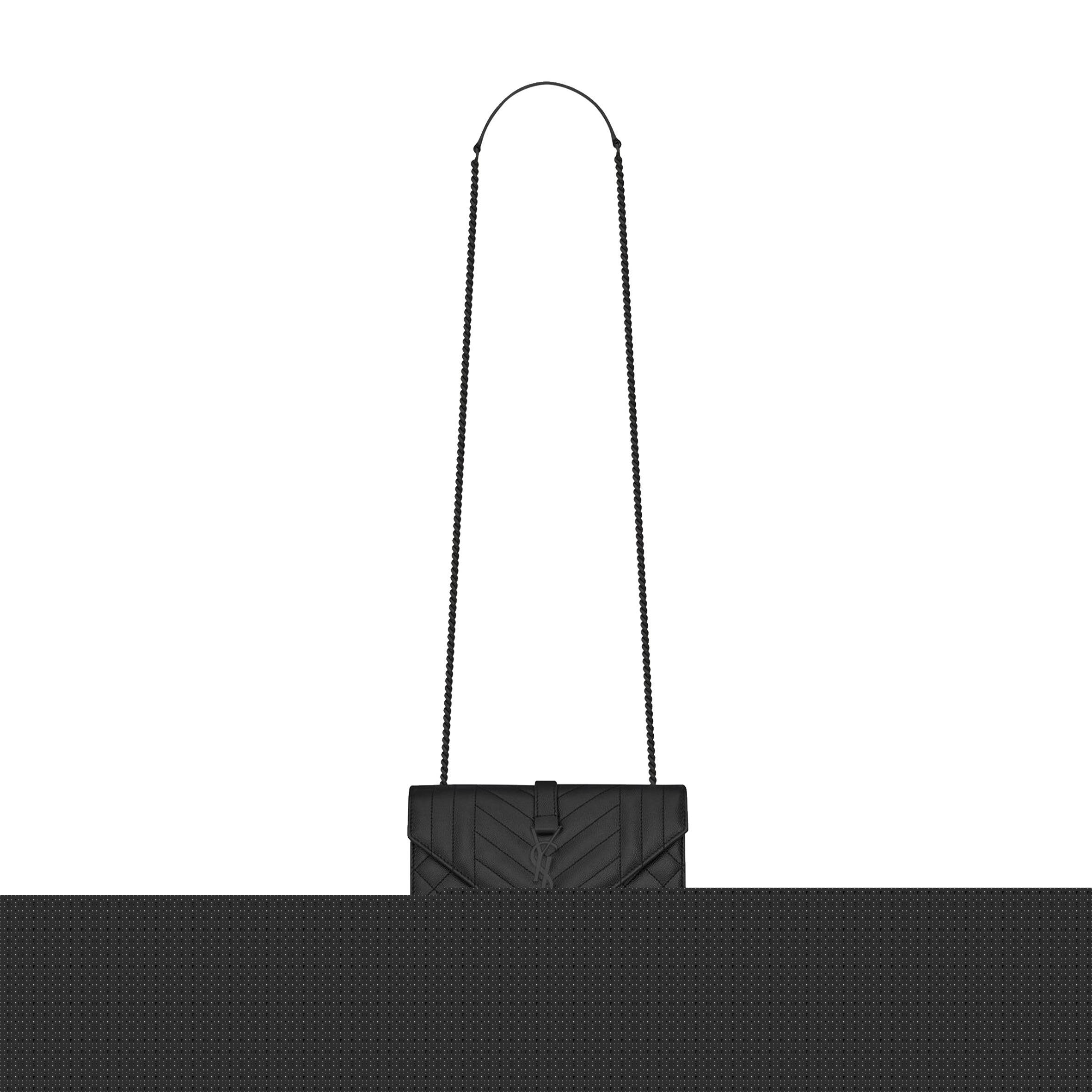 Y*L envelope small bag in mix matelassé grain de poudre embossed leather 600195bow981000 (21*13*6cm)