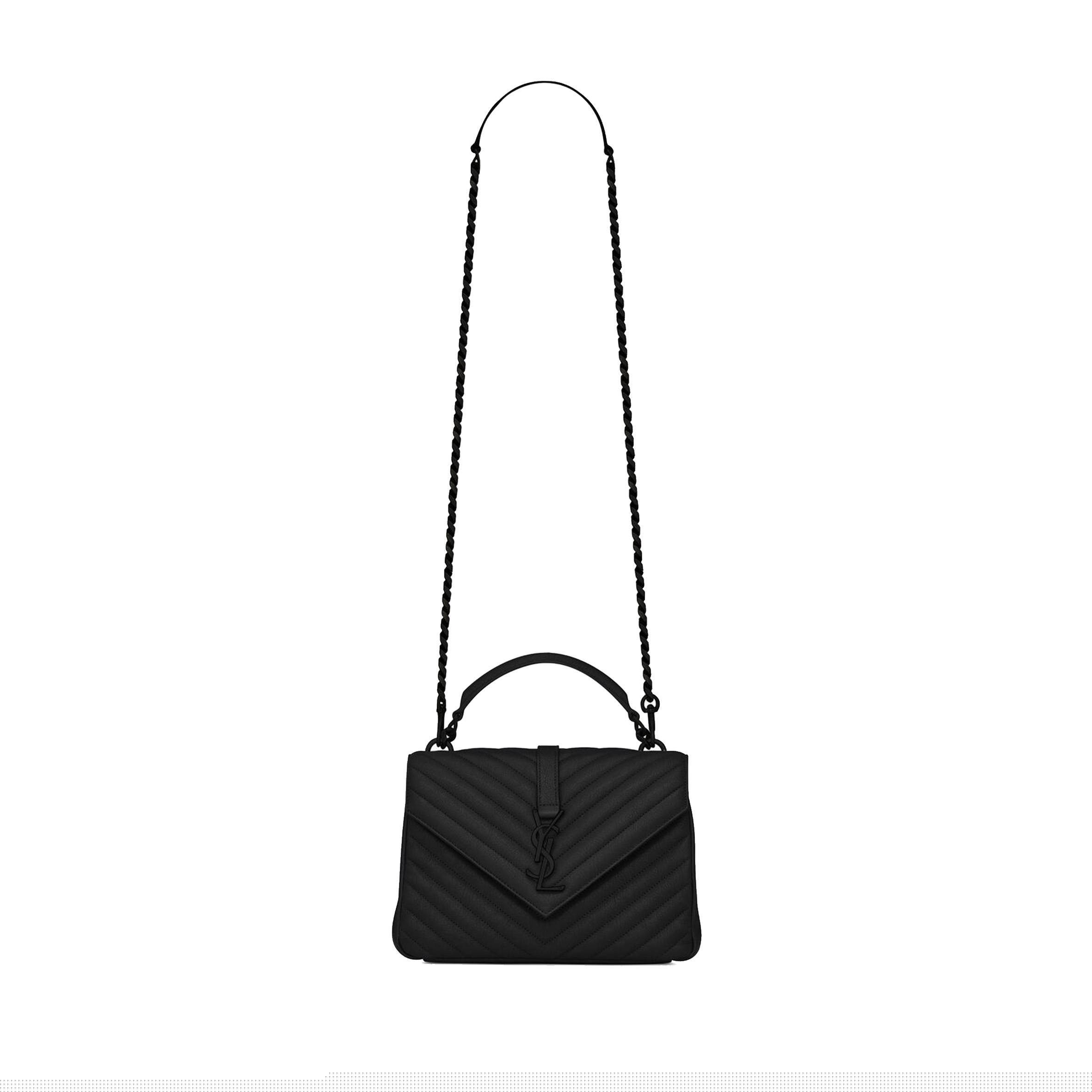 Y*L college medium chain bag in quilted leather 600279brm081000 (24*17*6.5cm)