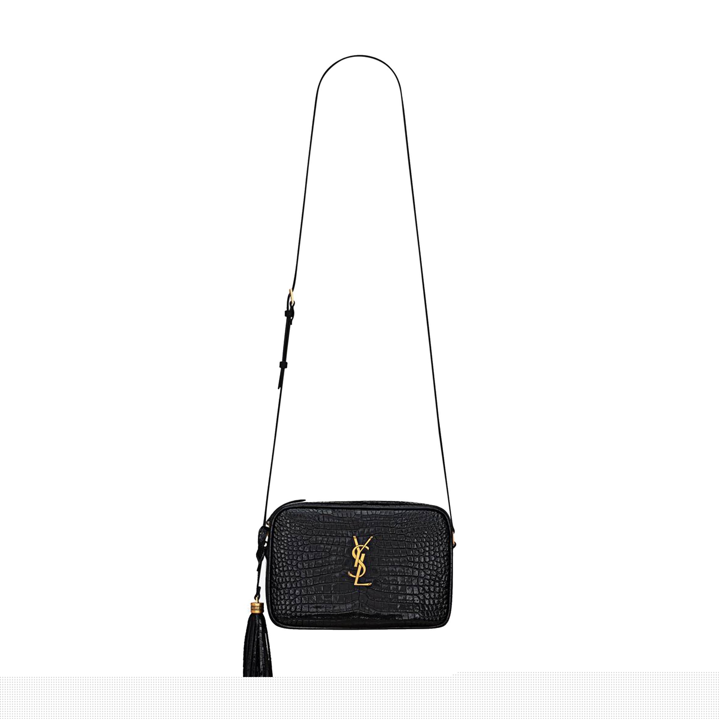 Y*L lou camera bag in crocodile-embossed shiny leather 612542dnd0w1000 (23*16*6cm)