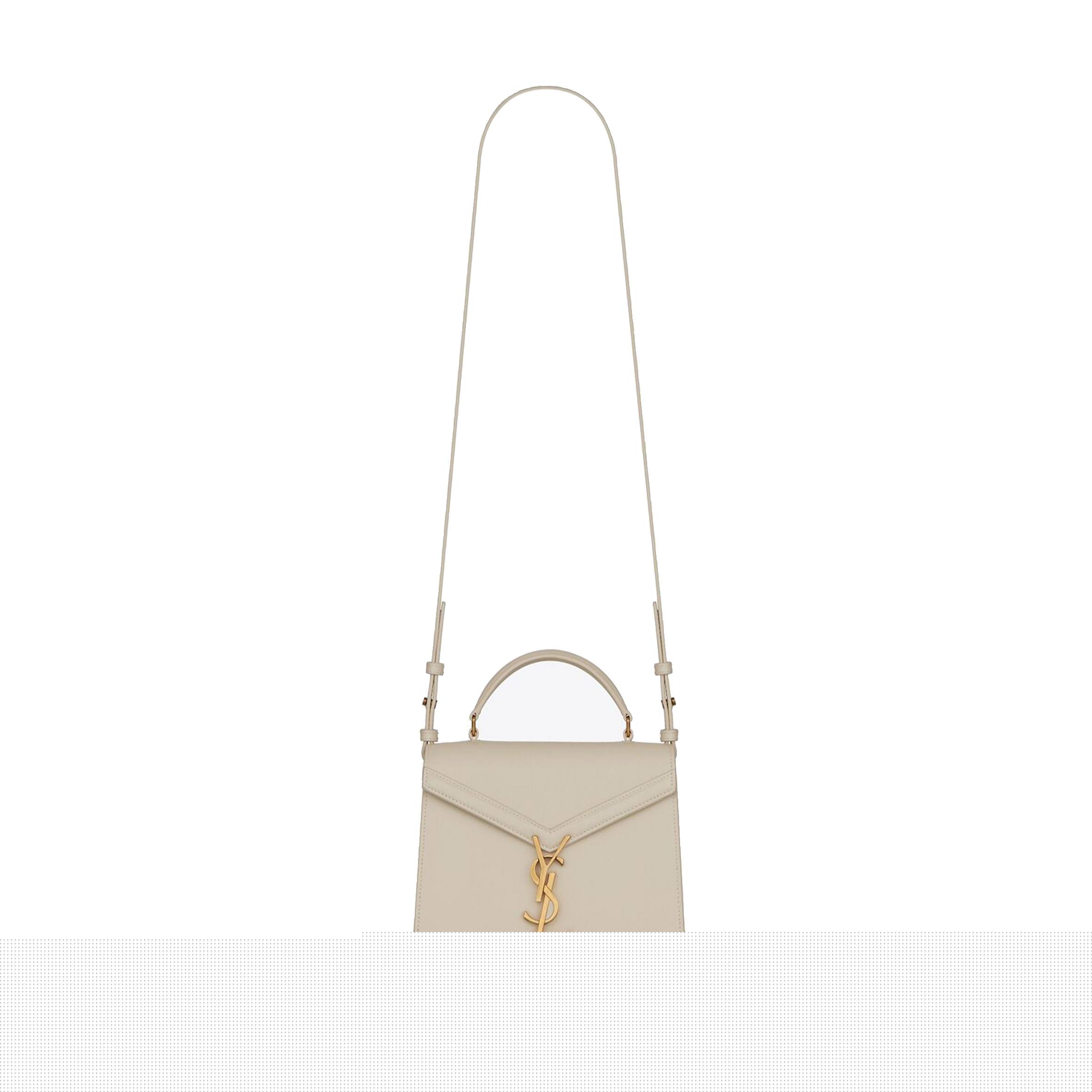 Y*L cassandra mini top handle bag in grain de poudre embossed leather 623930bow0w9207 (20*16*7.5cm)