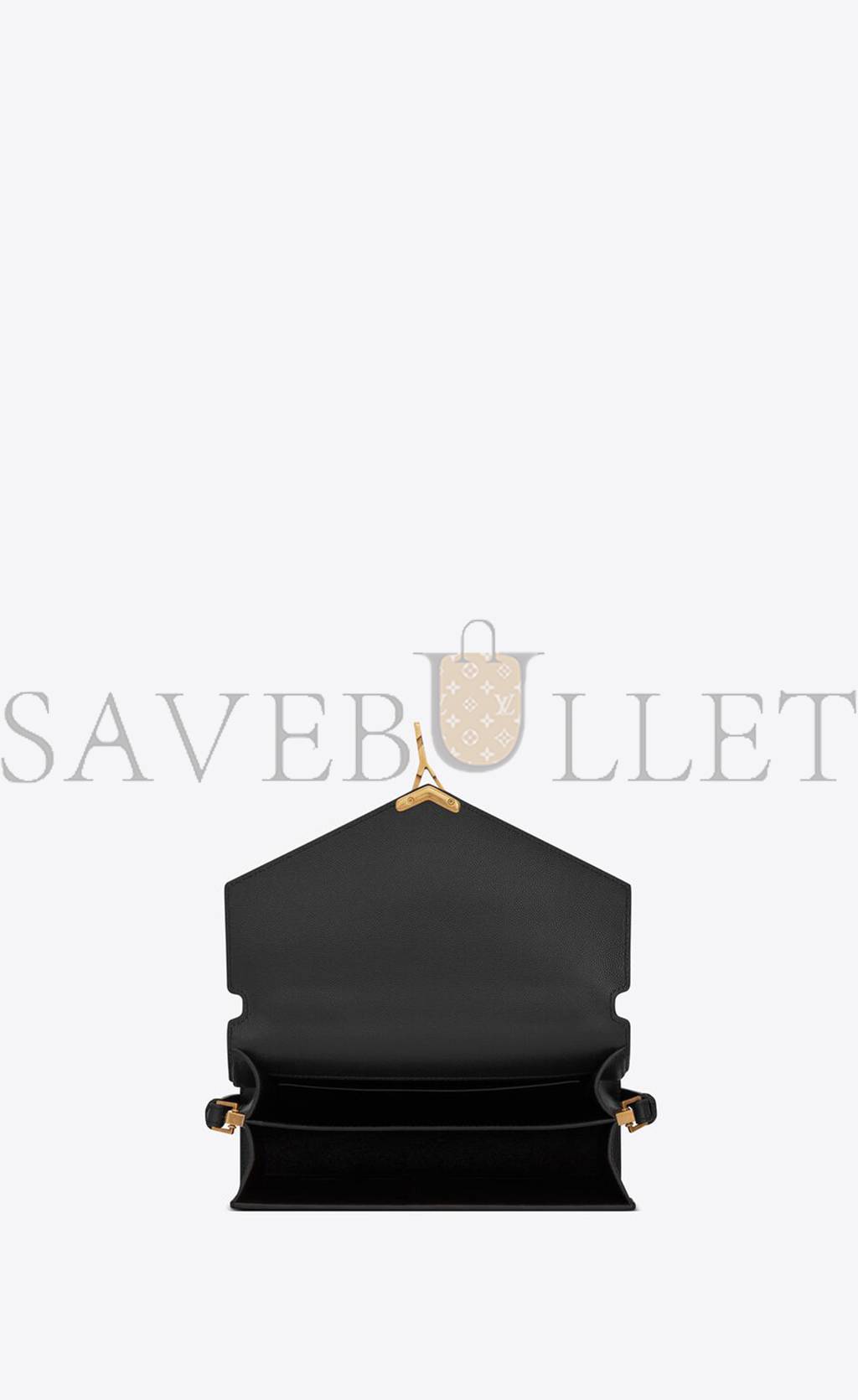 Y*L cassandra medium top handle bag in grain de poudre embossed leather 623931bow0w1000 (24.5*20*11.5cm)