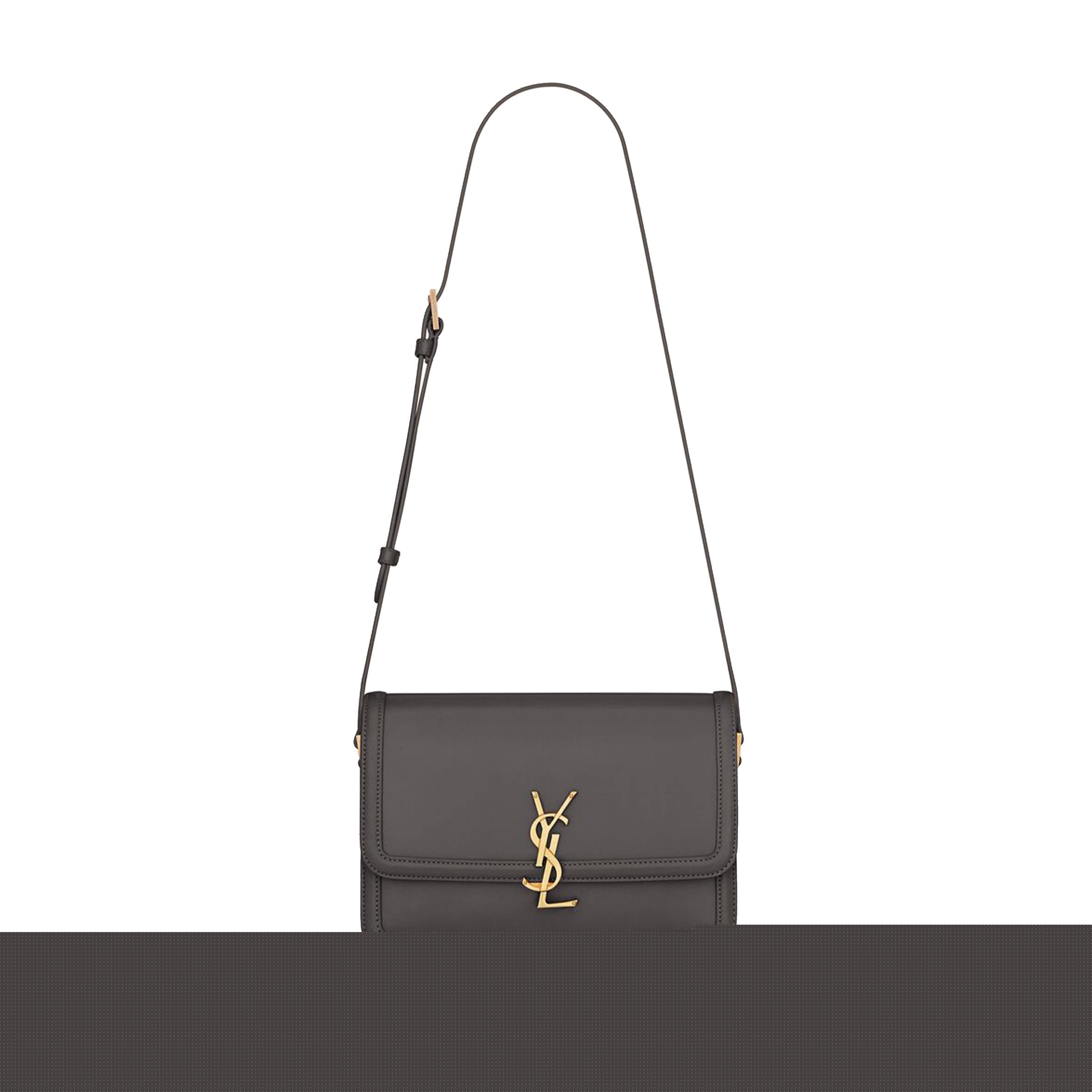 y*l solferino medium satchel in box Sa**t Lau*nt leather 6343050sx0w1112 (23*16*6cm)